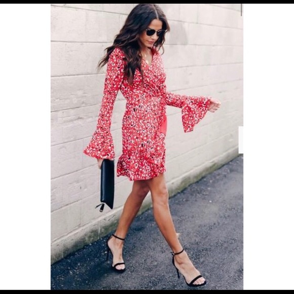 Vici Red Ruffles Dress - Picture 3 of 5